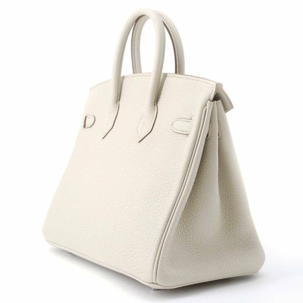 エルメス バーキン25 ベトン/シルバー金具 トゴ U刻印 HERMES Birkin ハンドバッグ