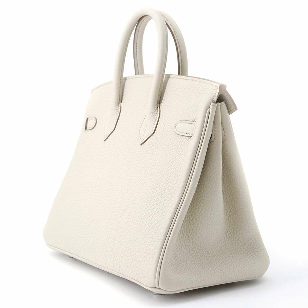 エルメス バーキン25 ベトン/シルバー金具 トゴ U刻印 HERMES Birkin ハンドバッグ
