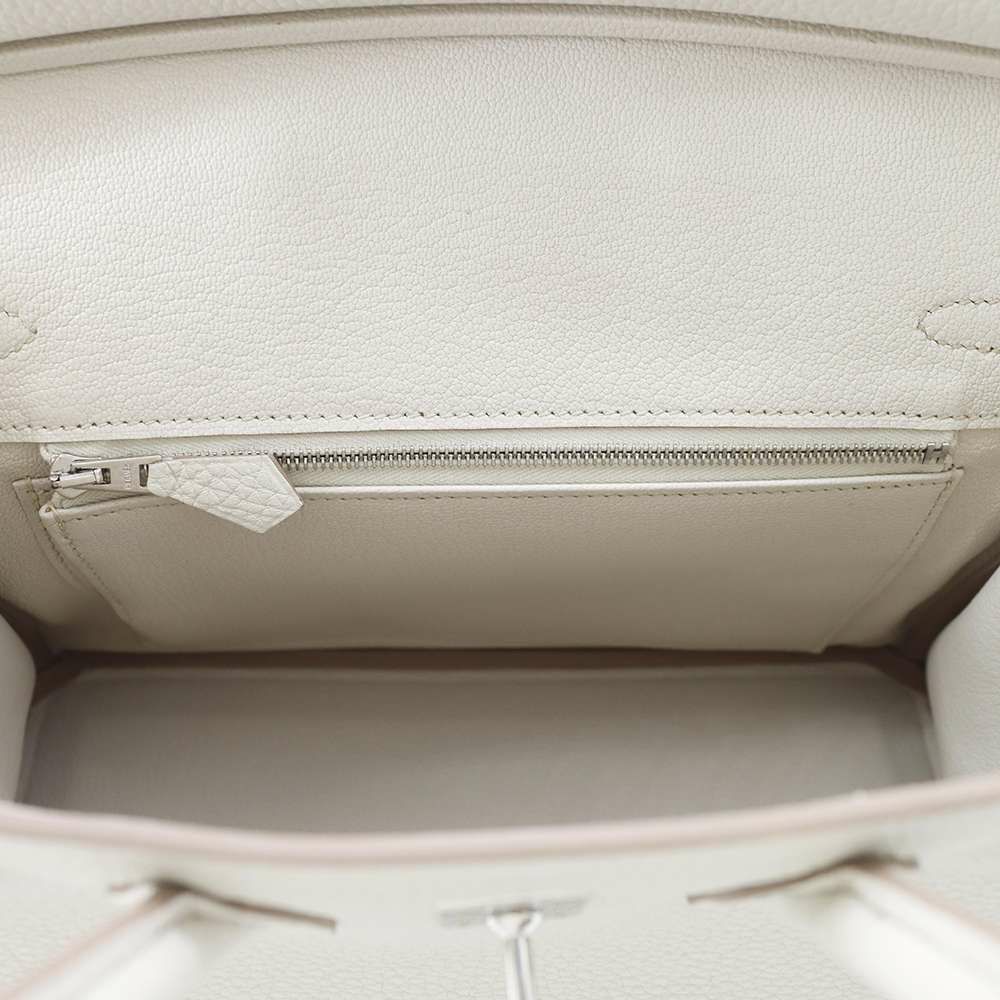 エルメス バーキン25 ベトン/シルバー金具 トゴ U刻印 HERMES Birkin ハンドバッグ