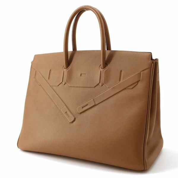 エルメス バーキン35 シャドウ アルザン HERMES Birkin ハンドバッグ