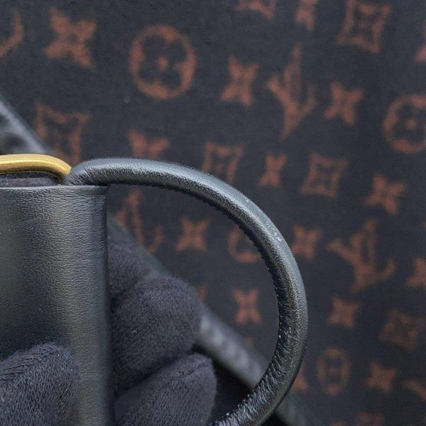 ルイヴィトン コート フーデッド ラップケープコート ポンチョ レディースサイズ38 1A83TK LOUIS VUITTON アウター 黒