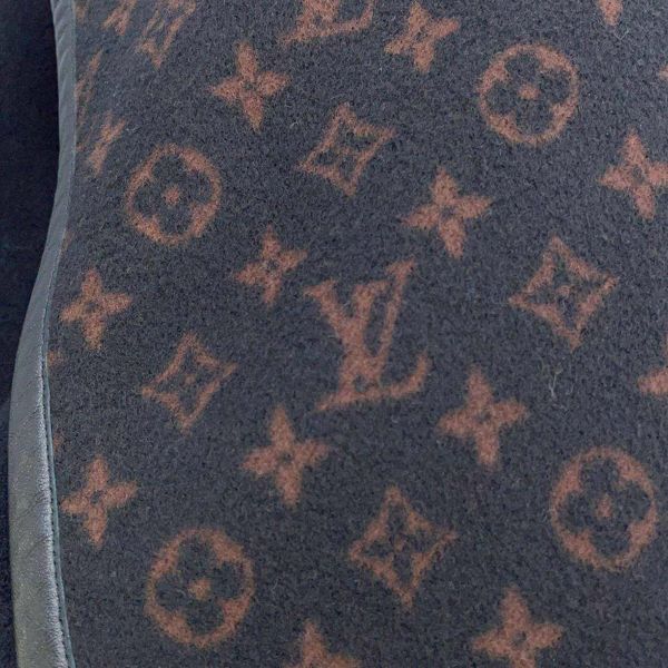 ルイヴィトン コート フーデッド ラップケープコート ポンチョ レディースサイズ38 1A83TK LOUIS VUITTON アウター 黒