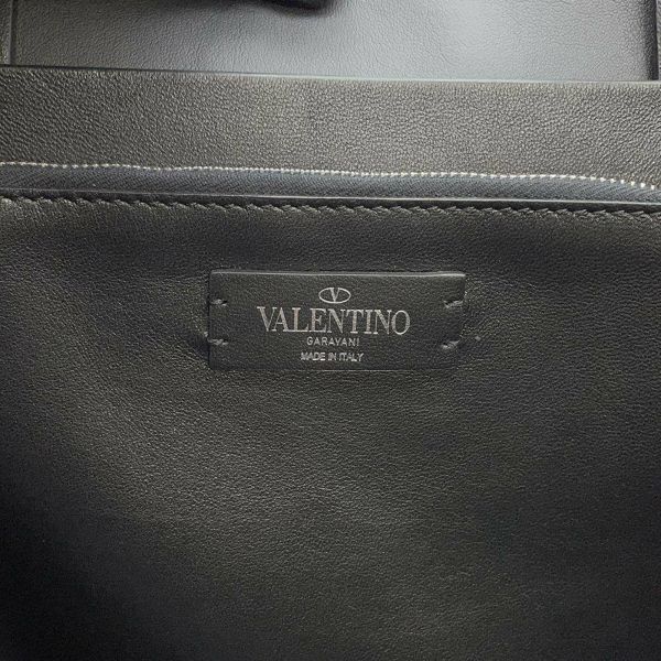 ヴァレンティノ・ガラヴァーニ トートバッグ エミリオヴィラルバコラボ レザー VALENTINO メンズ 黒