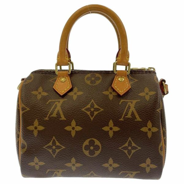 ルイヴィトン ハンドバッグ モノグラム ナノ・スピーディ M61252 LOUIS VUITTON 2WAYショルダーバッグ ミニバッグ