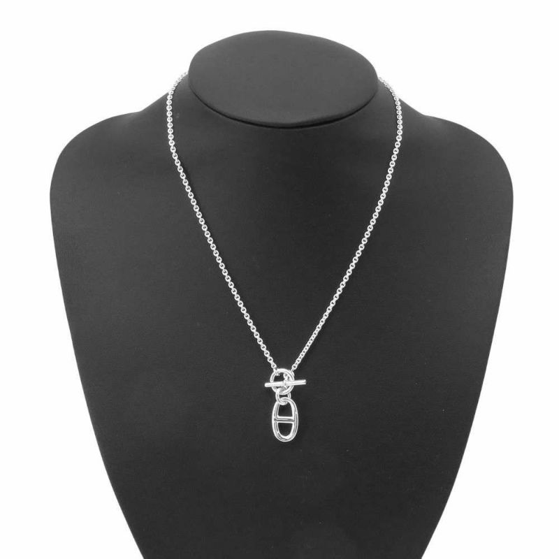 エルメス ネックレス シェーヌダンクル アミュレット SV925シルバー HERMES ペンダント ジュエリー