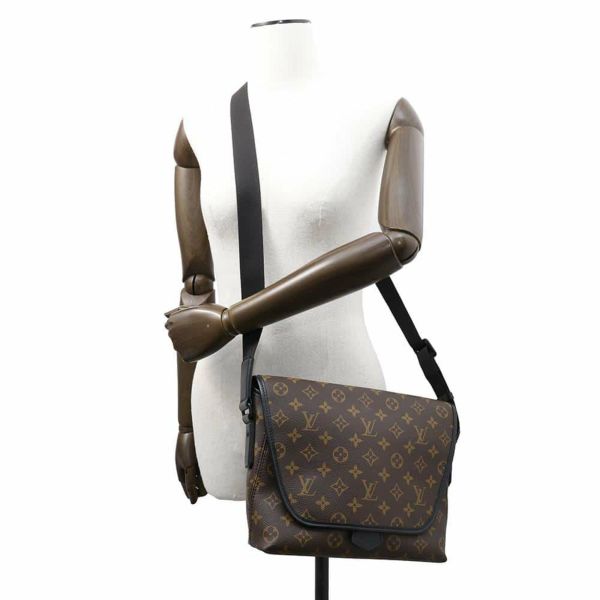 ルイヴィトン ショルダーバッグ モノグラム・マカサー マグネティック・メッセンジャー M45557 メンズ クロスボディ