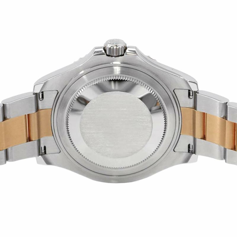 ロレックス ヨットマスター37 SS/K18PG エバーローズゴールド 268621 ROLEX 腕時計 黒文字盤