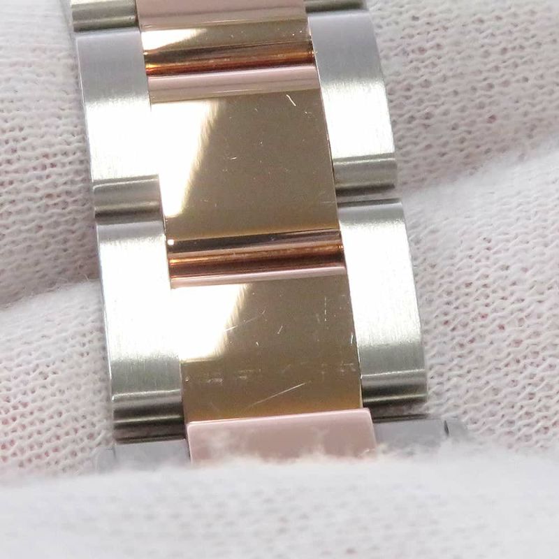 ロレックス ヨットマスター37 SS/K18PG エバーローズゴールド 268621 ROLEX 腕時計 黒文字盤