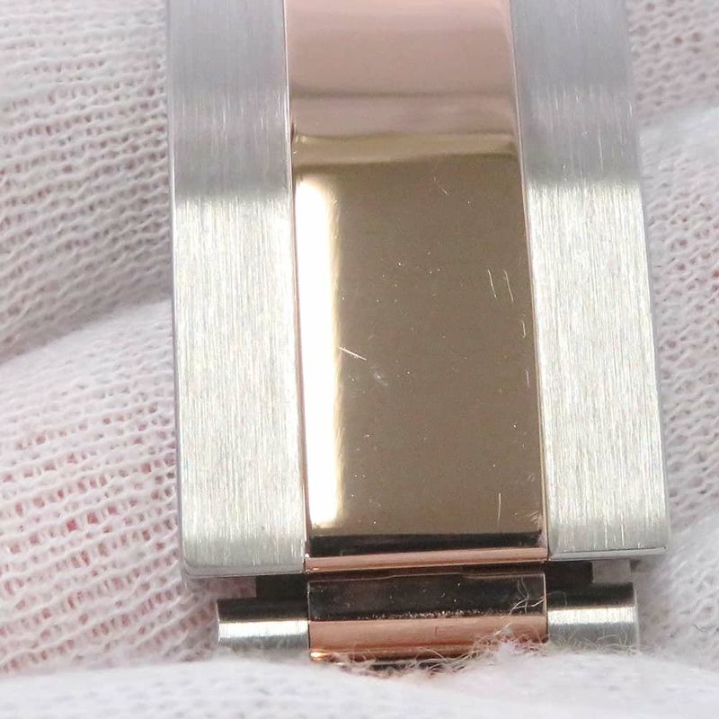 ロレックス ヨットマスター37 SS/K18PG エバーローズゴールド 268621 ROLEX 腕時計 黒文字盤