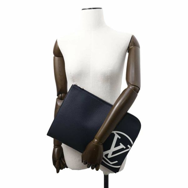 ルイヴィトン クラッチバッグ トリヨンレザー LV サークル