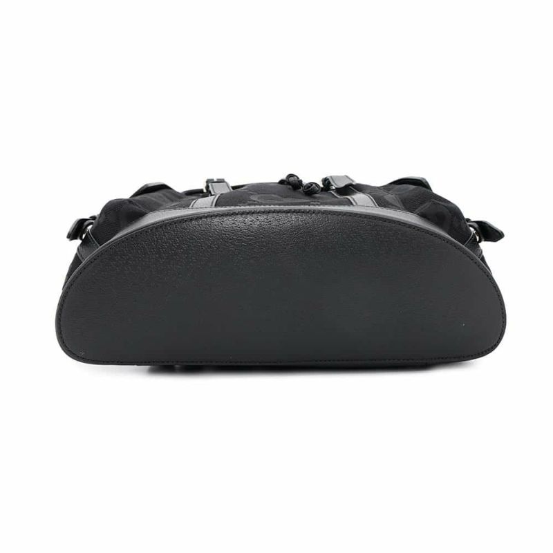 グッチ リュック ジャンボGG キャンバス レザー 678829 GUCCI メンズ バッグ バックパック リュックサック 黒