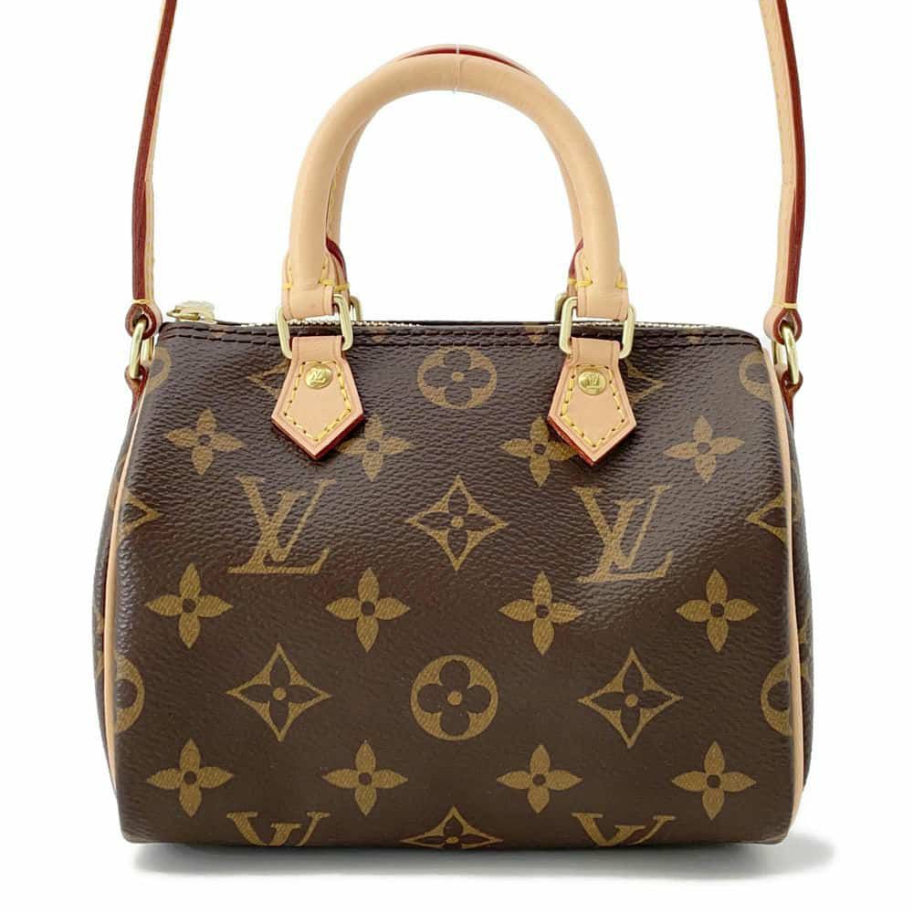 ルイヴィトン ハンドバッグ モノグラム ナノ・スピーディ M61252 LOUIS VUITTON 2WAYバッグ