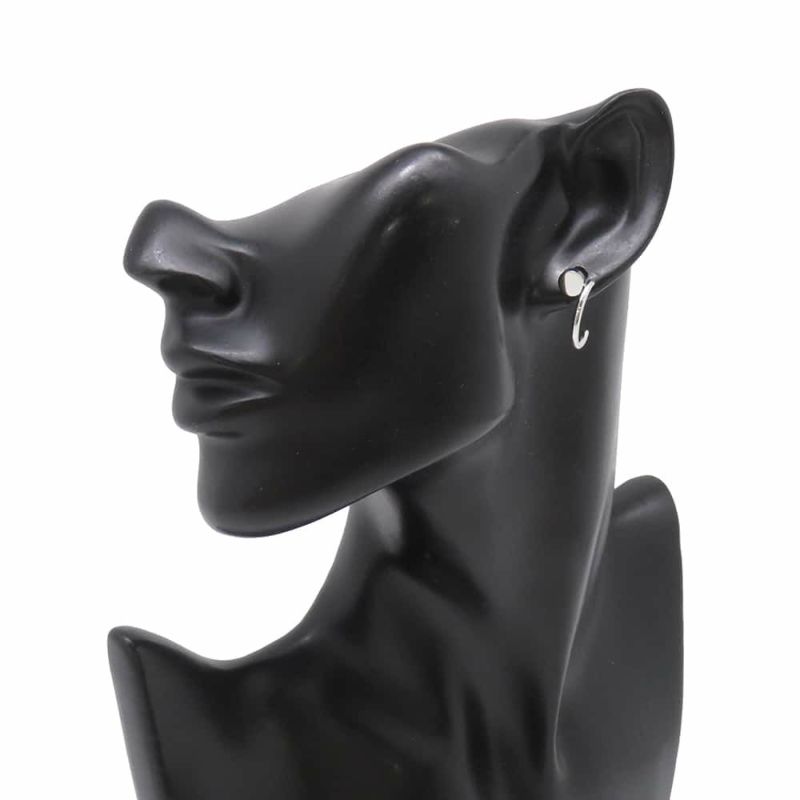 カルティエ ピアス ジュスト アン クル フープ イヤリング スモール K18WGホワイトゴールド B8301236 Cartier フープピアス