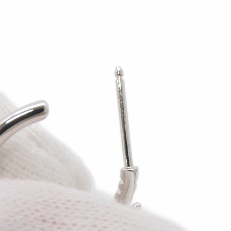 カルティエ ピアス ジュスト アン クル フープ イヤリング スモール K18WGホワイトゴールド B8301236 Cartier フープピアス