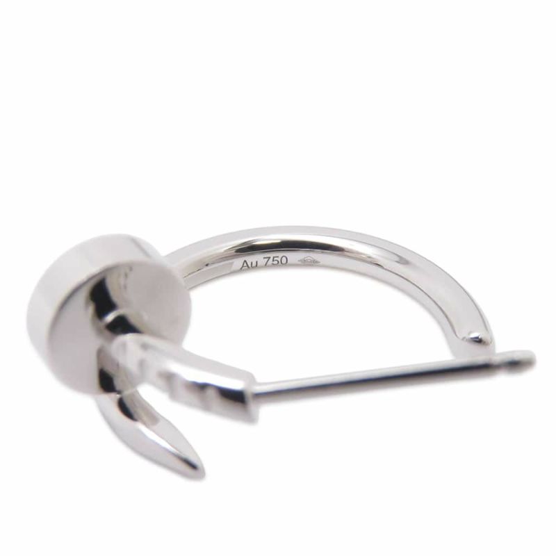 カルティエ ピアス ジュスト アン クル フープ イヤリング スモール K18WGホワイトゴールド B8301236 Cartier フープピアス