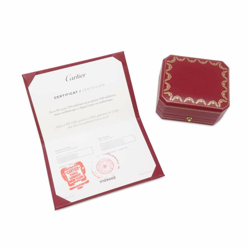 カルティエ ピアス ジュスト アン クル フープ イヤリング スモール K18WGホワイトゴールド B8301236 Cartier フープピアス