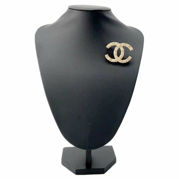 シャネル ブローチ ココマーク メタル フェイクパール ラインストーン A18A CHANEL アクセサリー