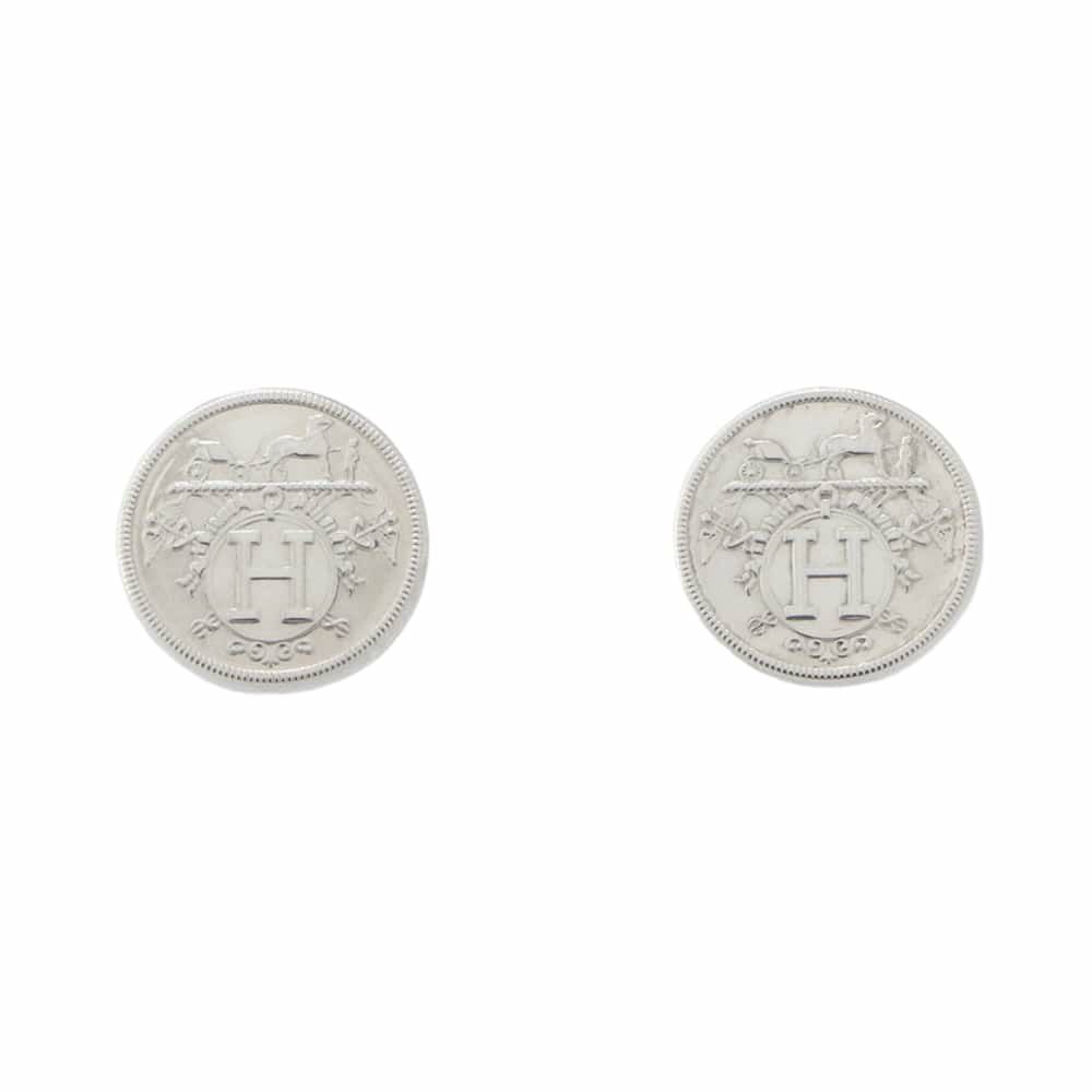 エルメス ピアス エクスリブリスTPM SV925シルバー HERMES ジュエリー