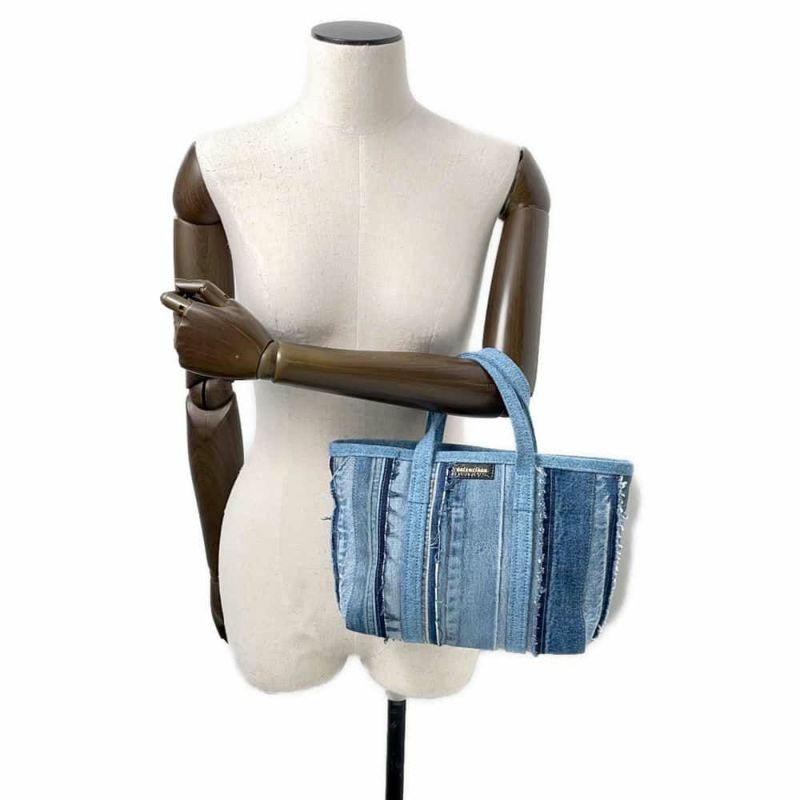 バレンシアガ ハンドバッグ バルベス スモール デニム 671404 BALENCIAGA 2wayショルダーバッグ