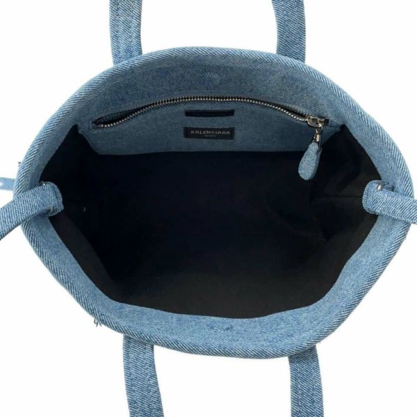 バレンシアガ ハンドバッグ バルベス スモール デニム 671404 BALENCIAGA 2wayショルダーバッグ
