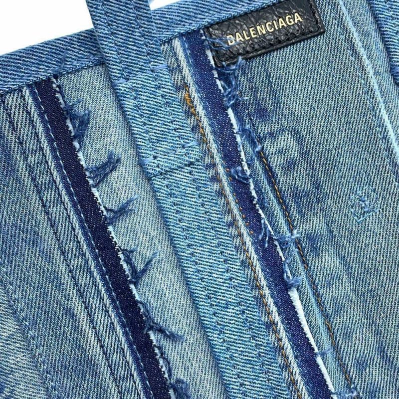 バレンシアガ ハンドバッグ バルベス スモール デニム 671404 BALENCIAGA 2wayショルダーバッグ