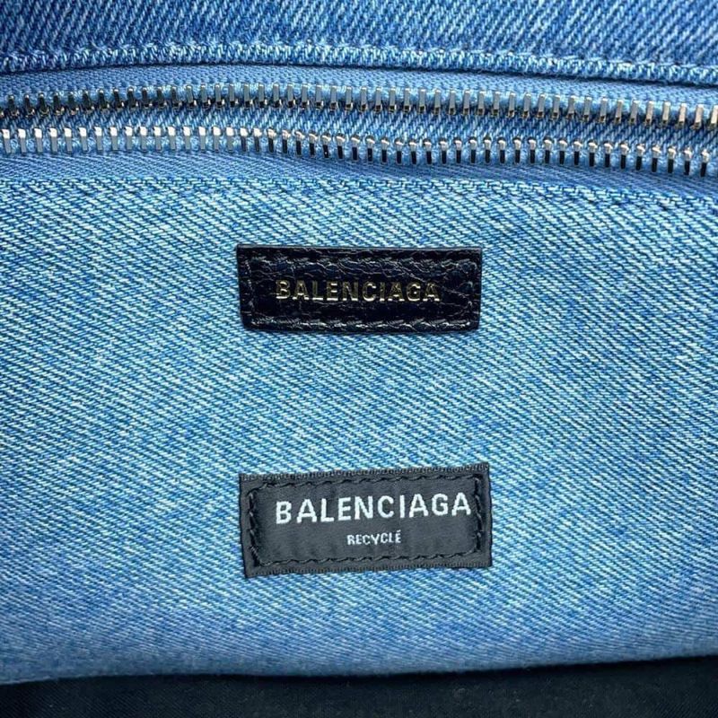 バレンシアガ ハンドバッグ バルベス スモール デニム 671404 BALENCIAGA 2wayショルダーバッグ