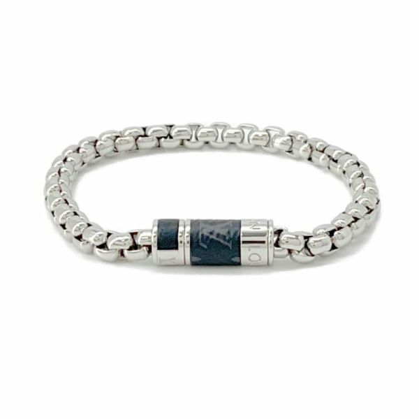 ルイヴィトン ブレスレット モノグラム エクリプス ブラスレ・チェーン サイズL M63107 LOUIS VUITTON アクセサリー