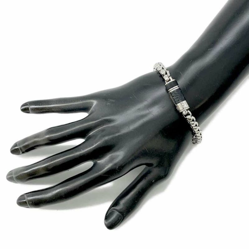 ルイヴィトン ブレスレット モノグラム エクリプス ブラスレ・チェーン サイズL M63107 LOUIS VUITTON アクセサリー