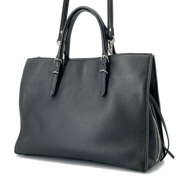バレンシアガ ハンドバッグ ペーパー ミニ A6 レザー 370926 BALENCIAGA 2wayショルダーバッグ 黒