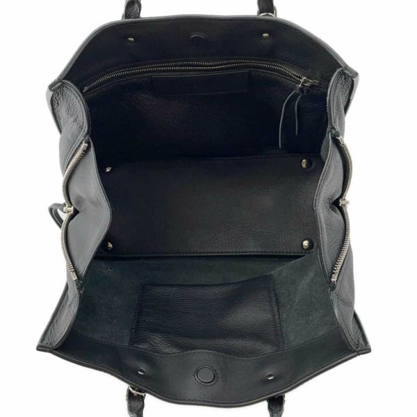 バレンシアガ ハンドバッグ ペーパー ミニ A6 レザー 370926 BALENCIAGA 2wayショルダーバッグ 黒