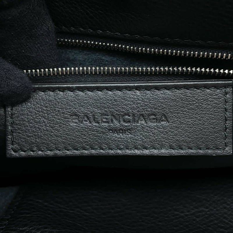 バレンシアガ ハンドバッグ ペーパー ミニ A6 レザー 370926 BALENCIAGA 2wayショルダーバッグ 黒