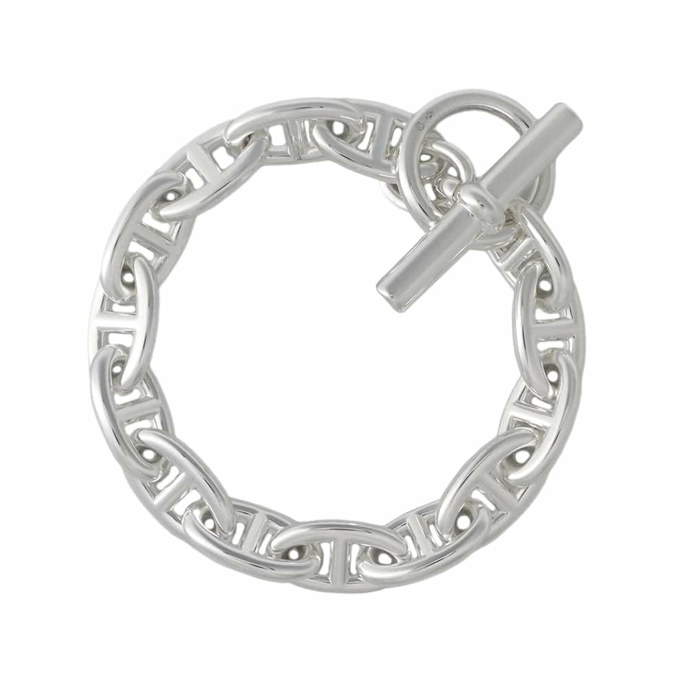 エルメス ブレスレット シェーヌダンクルGM 14コマ SV925シルバー HERMES ジュエリー