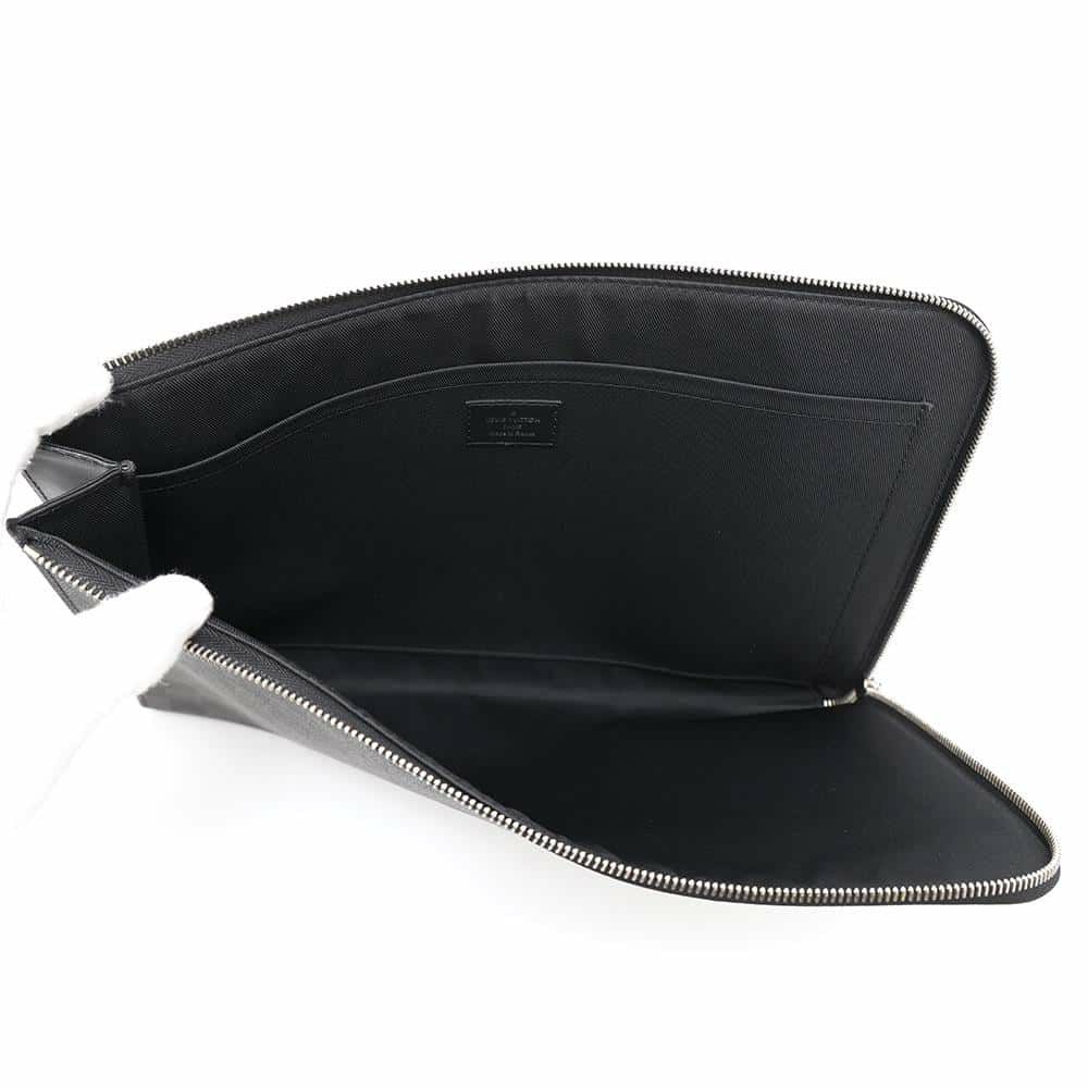 ルイヴィトン クラッチバッグ ダミエ・グラフィット ポシェット・ジュールGM N41501 LOUIS VUITTON 黒 ブラック