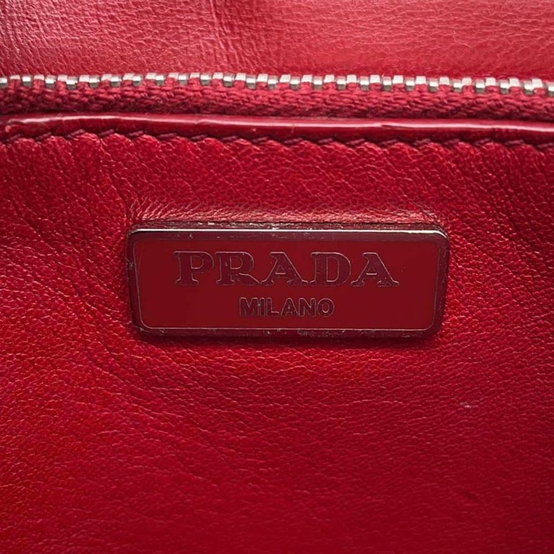 プラダ ショルダーバッグ ロゴ レザー BT1031 PRADA バッグ 黒