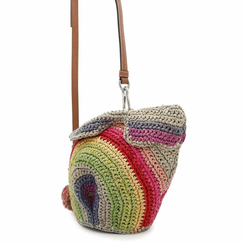 ロエベ ショルダーバッグ パウラズ バニー レインボー ミニ 130.50.T35 LOEWE バッグ ウサギ