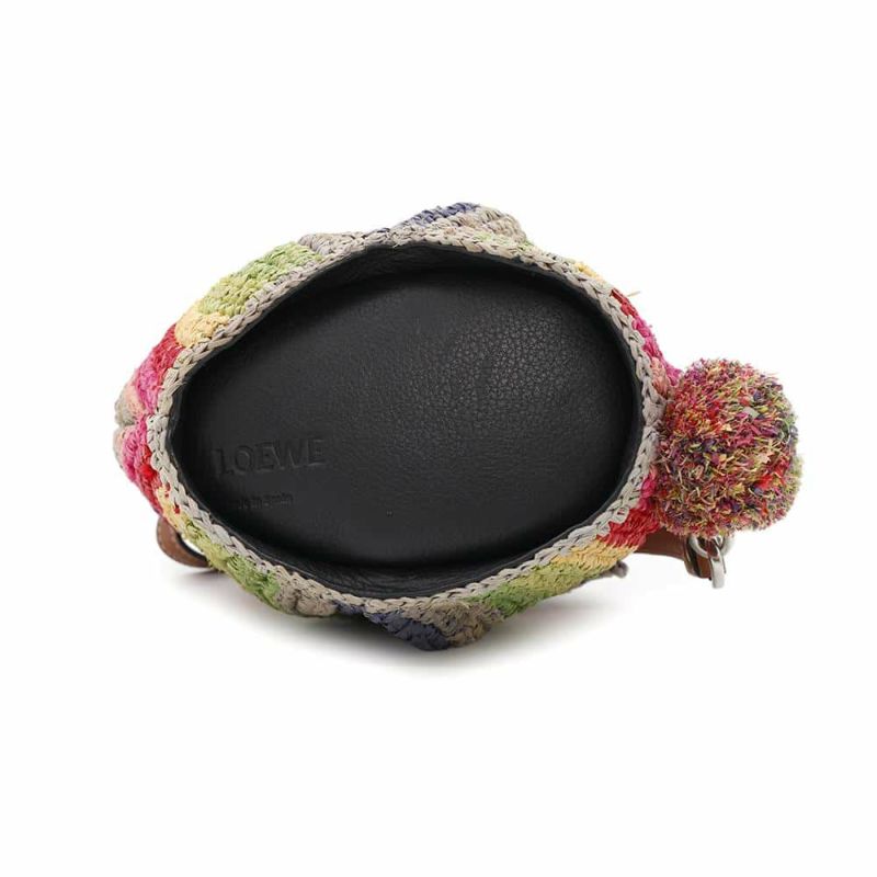 ロエベ ショルダーバッグ パウラズ バニー レインボー ミニ 130.50.T35 LOEWE バッグ ウサギ