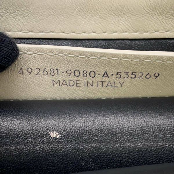 バレンシアガ クラッチバッグ ロゴ シアリング ムートン 492681 BALENCIAGA バッグ 白