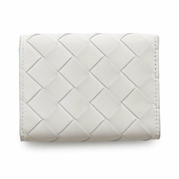 ボッテガヴェネタ 三つ折り財布 タイニー コンパクトウォレット レザー 667036 BOTTEGA VENETA 財布 白