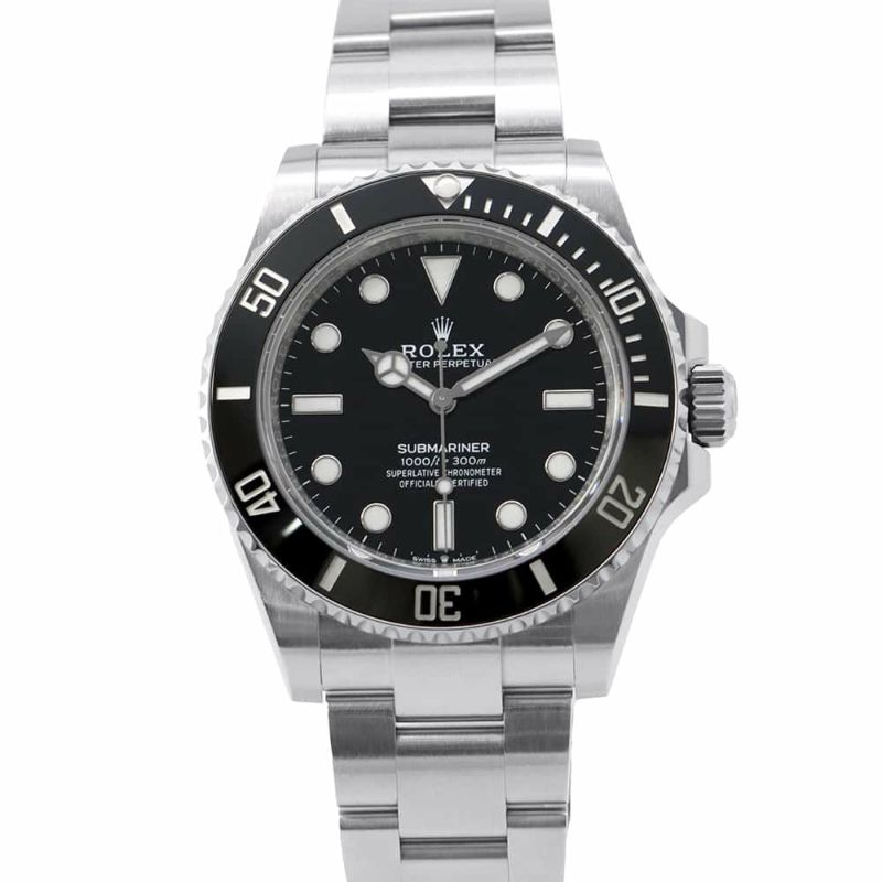 ロレックス サブマリーナ ノンデイト ランダムシリアル ルーレット 124060 ROLEX 腕時計 黒文字盤