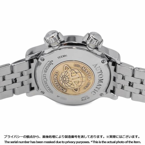 ジャガールクルト マスターコンプレッサー Q1728420/148.8.60 JAEGER-LECOULTRE 腕時計 黒文字盤