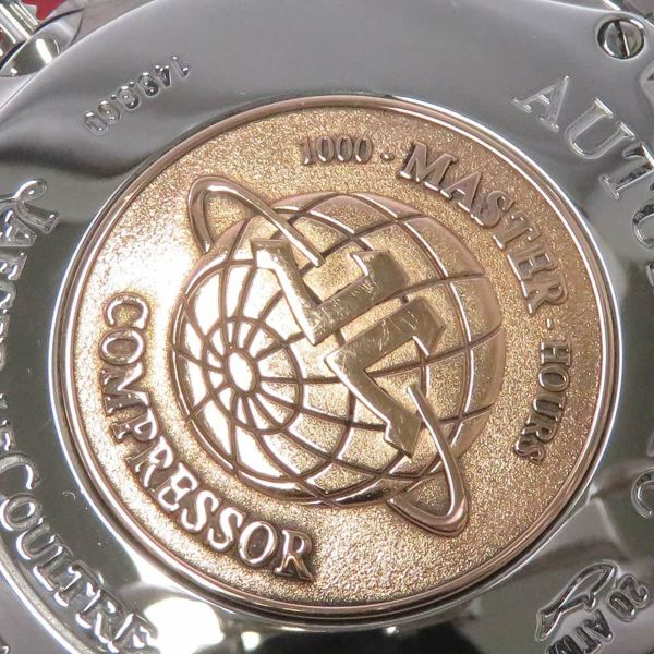 ジャガールクルト マスターコンプレッサー Q1728420/148.8.60 JAEGER-LECOULTRE 腕時計 黒文字盤