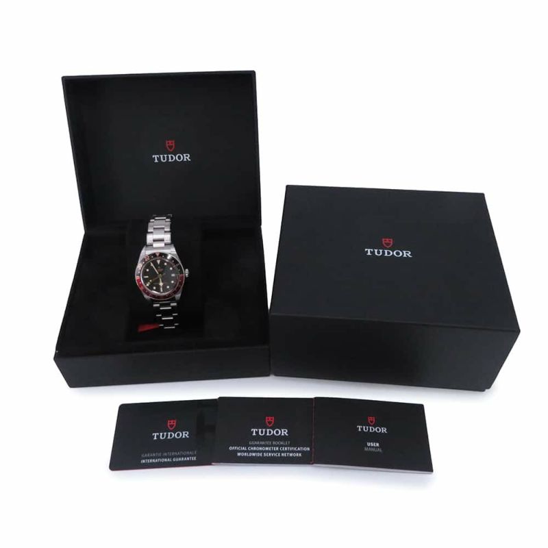 チュードル ブラックベイ 58 GMT M7939G1A0NRU-0001 TUDOR 腕時計 チューダー 黒文字盤