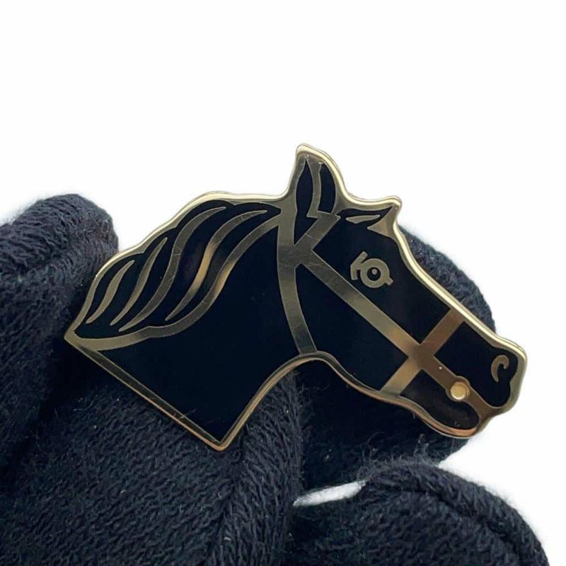 エルメス ツイリーリング カドリージュ HERMES アクセサリー スカーフリング 黒