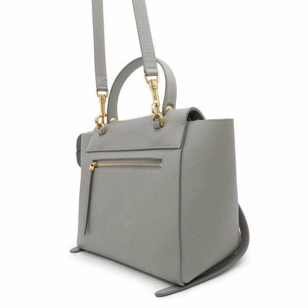 CELINE セリーヌ マイクロ ベルトバッグ プルシアンブルー