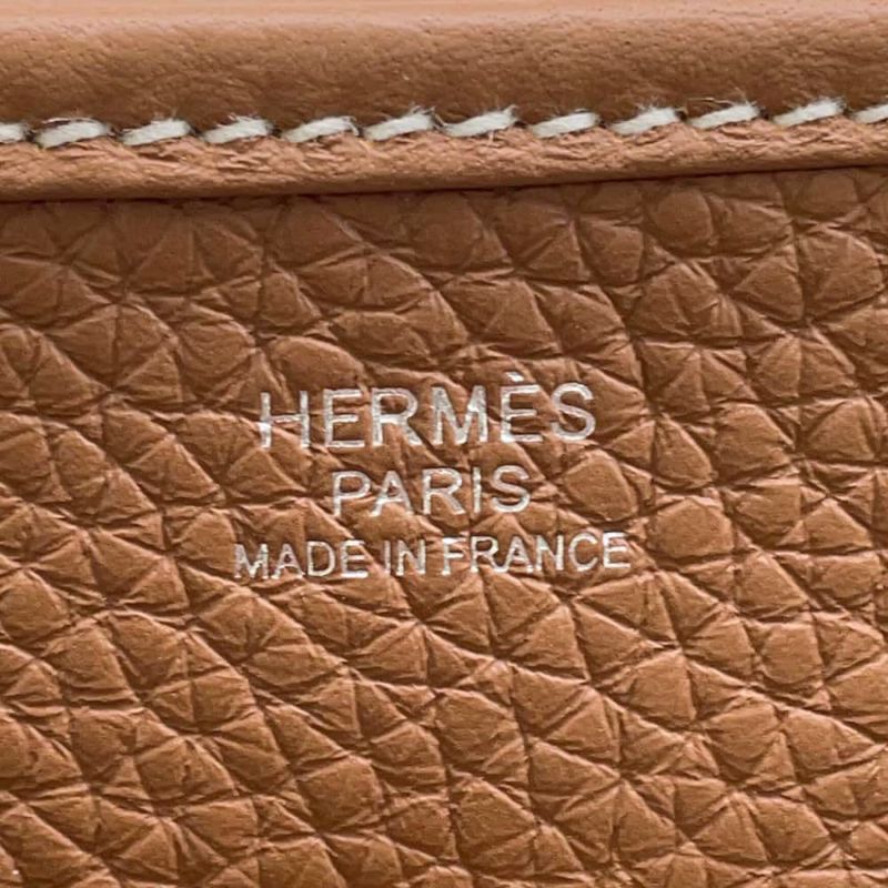 エルメス ショルダーバッグ エブリン3 PM ゴールド/シルバー金具 トリヨンクレマンス W刻印 HERMES Evelyne