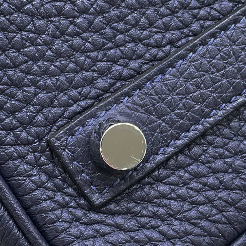 エルメス バーキン25 ブルーニュイ/シルバー金具 トゴ Z刻印 HERMES Birkin ハンドバッグ