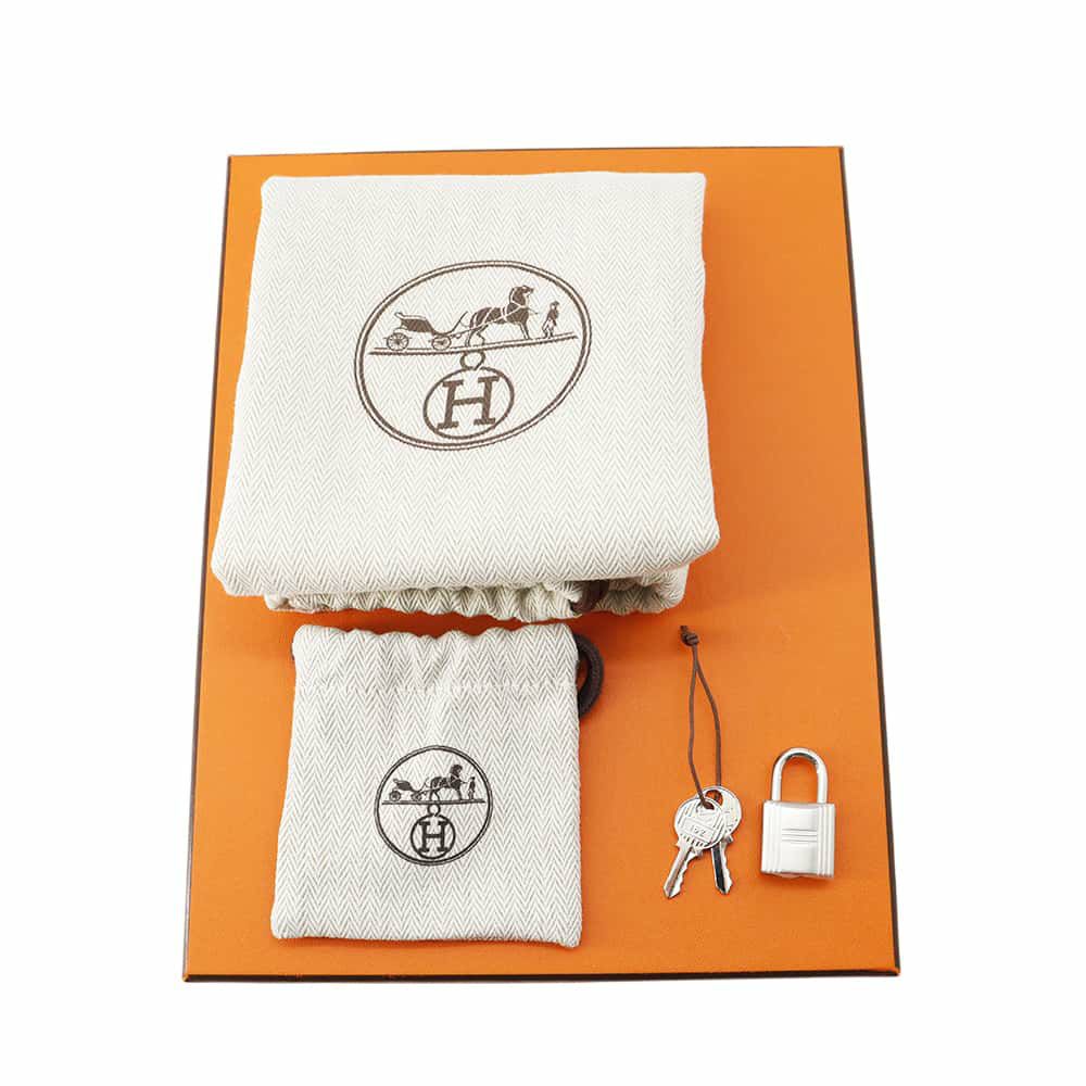 エルメス ハンドバッグ ピコタンロックPM エトゥープ/シルバー金具 トリヨクレマンス W刻印