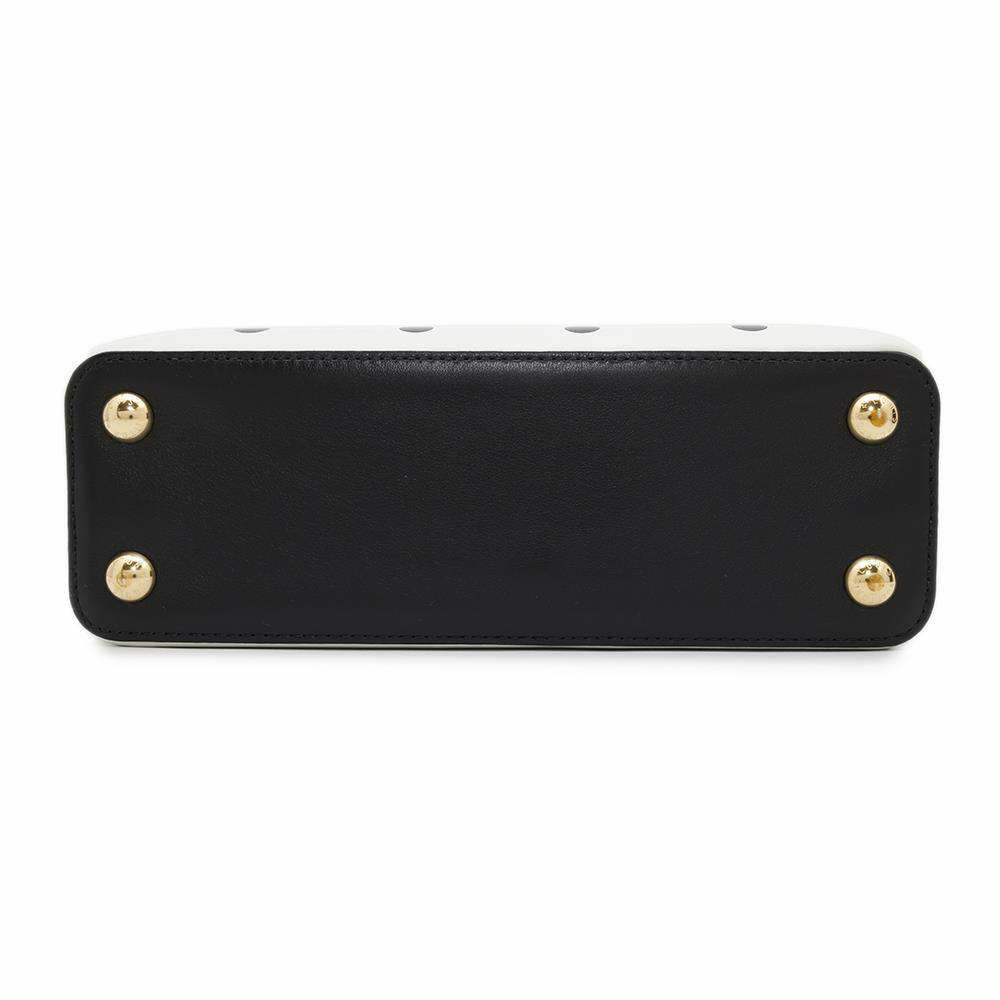 ルイヴィトン ハンドバッグ カーフレザー カプシーヌBB M20373 LOUIS VUITTON 2way 白 黒 ブラック ドット