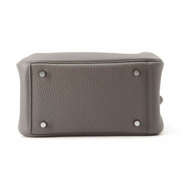 エルメス リンディ ミニ グリメイヤー/シルバー金具 トリヨンクレマンス W刻印 HERMES 2wayショルダー