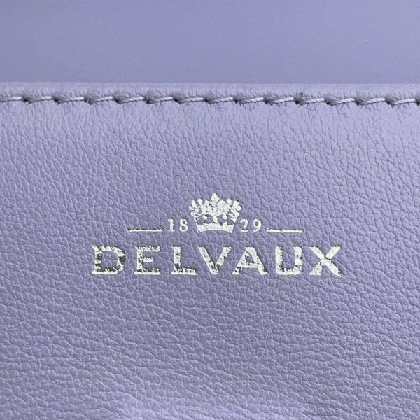 デルボー ハンドバッグ タンぺートMM レザー Delvaux バッグ 2wayショルダーバッグ パープル